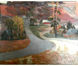 Плужник М.А. "Осень в Лососно", 1971 год №979