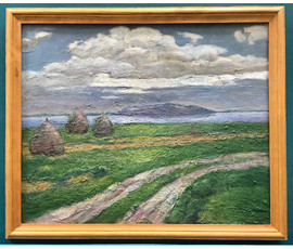 Савицкий В.Н. " Пейзаж со стогами", 1985 г. №765