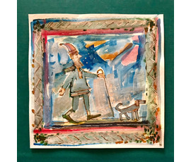Мара Алесь (Марочкин А.А. 1940 г.р) "Прогулка, ХХ в. №1132 НЕТ В НАЛИЧИИ