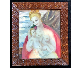 Кузьмич А.В. "Мадонна", 2002 год; 31,3/21,7 см №1870