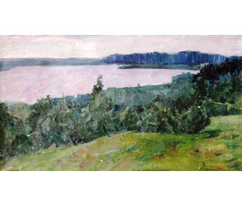 Картина "Сумерки" П.С.Крохалев. 1972г. №158