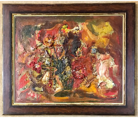 Акулов В.И. Натюрморт, 1997г. ДВП, масло. Размер 62/80 см №1869