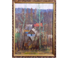 Картина "Неманские берега". Дмухайло И.С. 1960г. №198