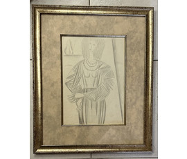 Кищенко А. М. Графика. Карандаш/бумага. Размер 44х36см. № 3147 Наличие и стоимость уточняйте!