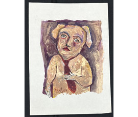 Акулов В.И "От души",2008г. Смешанная техника. Размер 59,5х42 см. № 3538