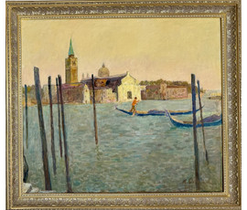 Козловский А.С "Венеция.Вид на Лидо",2011г. Холст, масло. Размер с рамой 94х84 см. № 3741