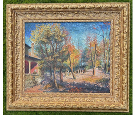 Скулме Уга. Пейзаж. Холст, масло. Размер 83х60,5 см., с рамой 104х91 см. № 3633