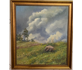 Мирский А.В. - любимый ученик народного х-ка Цвирко В.К. (1913-1993). "Облака", 1985 год №1764