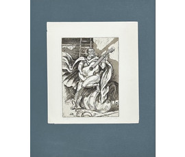 Кашкуревич А.М "Мефистофель". Офорт. 2003г. Размер 28,5х32 см. № 3495