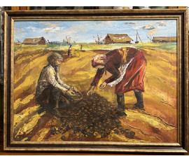 "Бульбаши", холст, масло. Размер 60х80 см. №136