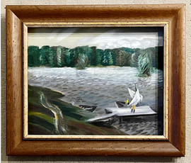 Чепик М.Ф Картон, масло. 1990г. Размер 40х49,5 см. № 2511