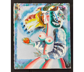 Зайцев Ю.К. (ЗЮК) "Благовест",2008г.Холст, масло. Размер 71х54 см. № 2904