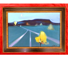 Щемелёв Л.Д Пейзаж, 1991г., холст, масло. Размер 72х52,5 см., без рамы 60х40 см. № 2148