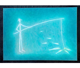 Иванов Г.Н. "Удачный клёв",2019г. Холст, масло.Размер 60х70 см. № 2170