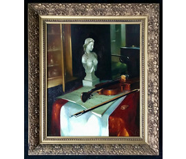 Фото: Буель Евгений Иосифович (1951 г.р.) "Натюрморт со скрипкой", 1996 год - Артикул №1476
