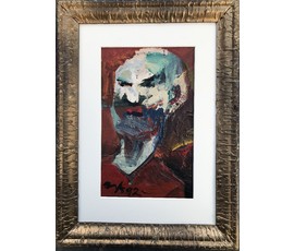 Акулов В.И. "Автопортрет. Рассерженный", 1992 г. №698 НЕТ В НАЛИЧИИ