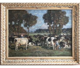 Ludecke-Cleve August. "Коровы", 1923 г. №733