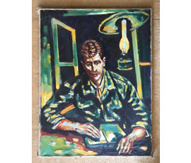 Фото: Кищенко А.М. "Юноша, читающий книгу", 1987 г. - Артикул №807