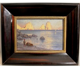 Фото: Картина "Capri". W.Willing. 1894 год. - Артикул №72