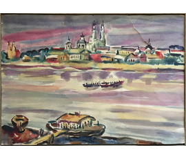 Звонков И.Г. Акварель. Размер 46х33 см. №997