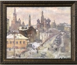 Майзельс Л.О. «Зимой. Москва», 1956 г. №1072 НЕТ В НАЛИЧИИ