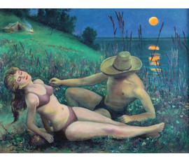 Багрянцев Э.Н. "Теплый вечер у речки...", 1992 год. №129