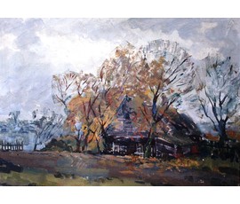 Картина "Осень в деревне" . Хмелевский В.В. №132