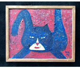 Акулов В.И.«Кот» из серии « Маски и образы», 2019 год. АВАНГАРД. №1672