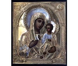 Икона "Иверская Пресвятая Богородица(Домохранительница)". Москва, 1884 г. №135