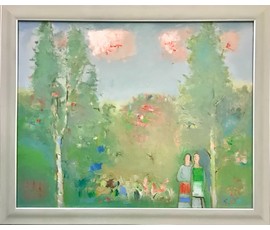 Костюченко В.К. "Август. Прогулка", 2018 год №1638