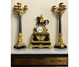 Фото: Часы каминные "Наполеон", начало XIX века