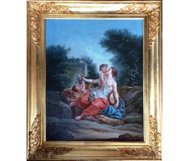 Картина "Маркиза де Помпадур". Jean Baptiste Huet (1745-1811) №297 Цена по запросу