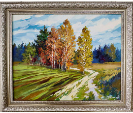 Маслеников П.В. 1983 г.р. "Яркая осень", 40/50 см №1693 НЕТ В НАЛИЧИИ