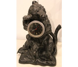 Часы «Медведь», Касли, 1950г., чугун. Высота 25 см. №8
