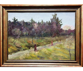 Картина "В парке". Довгялло М.Х. №359