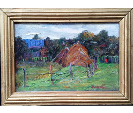 Фото: Картина "Стожки". Дмухайло И.С. 1951г. №368