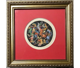 Рожков В.З. Акварель (Палех) №1705