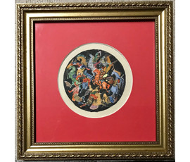 Рожков В.З. Акварель (Палех) №1705
