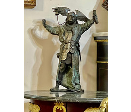 Минко В.М. Каталожная скульптура "Герольд",2011г. Бронза. Высота 49 см. № 2957