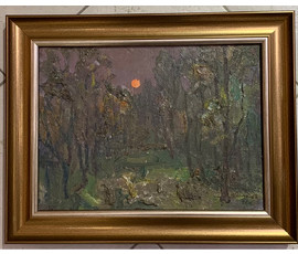 Фото: Гомонов В.К «Прыгожая Беларусь», 1992г. Холст , масло. Размер 24х32,5см. № 2763 - Артикул №2763