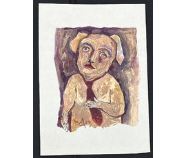 Акулов В.И "От души",2008г. Смешанная техника. Размер 59,5х42 см. № 3538