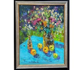 Потворова Т.В "Солнечный июль", 2023г. Холст, масло.Размер 80х60 см. № 2923