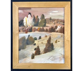 Селещук Н.М "Запах отцветающего лета", 1986г. Холст, масло. Размер с рамой 49х57 см. № 3861