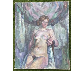 Кожух В.В "Ню", холст, масло. размер 96,5х121 см. № 3630