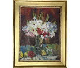 Кулеш Н.П "Наюрморт", 1992г. Холст, масло. Размер 35х45,5 см. № 3289