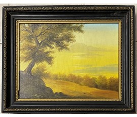 Скрипниченко Г.С Художник-сюрреалист, "белорусский Дали". "Верасень", 1989г. Холст, масло. Размер 39х30 см. N2969