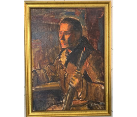 Иван Рей (I.Рэй) "Партизан" (этюд к каталожной работе "Дзякуй мацi"), 1974 год №1413