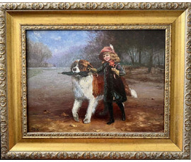 Живопись, Европа, 2015г. Холст, масло. Размер с рамой 53,5х44 см. № 3577