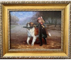 Живопись, Европа, 2015г. Холст, масло. Размер с рамой 53,5х44 см. № 3577