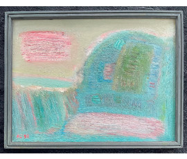 Костюченко В.К "Состояние", 1996г. Холст, масло. Размер 30х40 см. № 2748